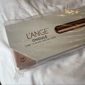 Lange Ondule 25mm Titanium Curling Wand Blush Brand New Never Opened NIB